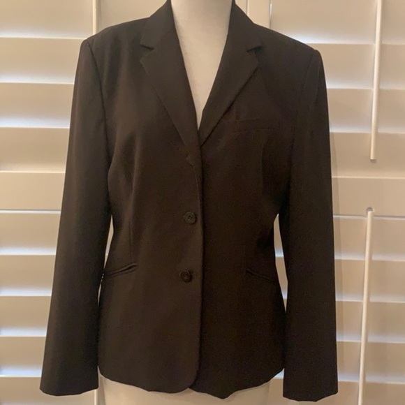The Limited Jackets & Blazers - Brown Limited Stretch Blazer